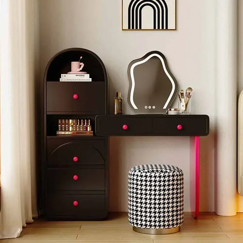 Storage Stool Dressing Table Mirrors Minimalist