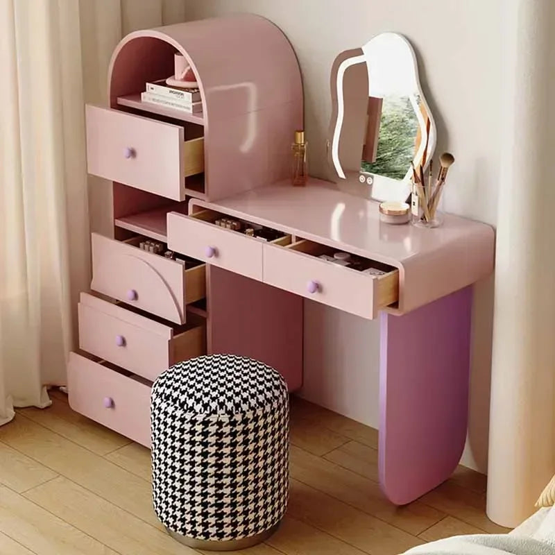 Storage Stool Dressing Table Mirrors Minimalist